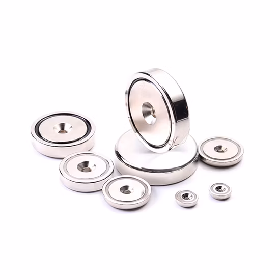 Stronghold Pot Magnet Mounting with Countersunk Hole